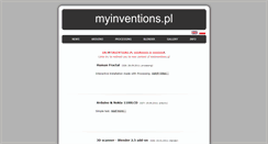 Desktop Screenshot of en.myinventions.pl